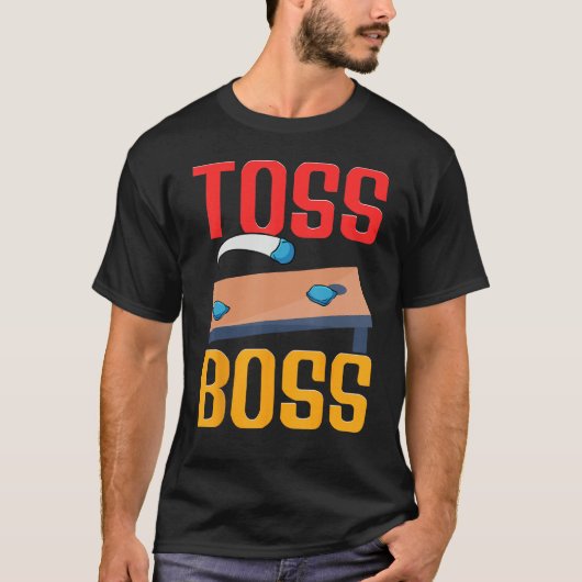 T-shirt Cornhole Corn Hole Toss Boss (Devant)