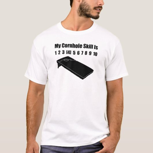 T-shirt Cornhole Drôle (Devant)