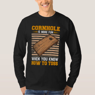 T-shirt Cornhole Est Amusant Quand Vous Savez Comment Jete