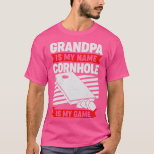 T-shirt Cornhole Grandpa Bean Bag Toss Grandfather Gift