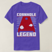 T-shirt Cornhole Legend Bean Bag Toss Player Cadeau (Design devant)