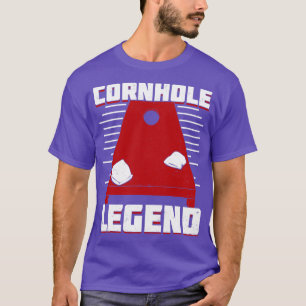 T-shirt Cornhole Legend Bean Bag Toss Player Cadeau