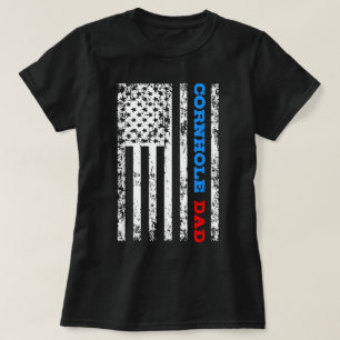 T-shirt Cornhole Papa Bean Sac Corn Hole Toss Cadeau
