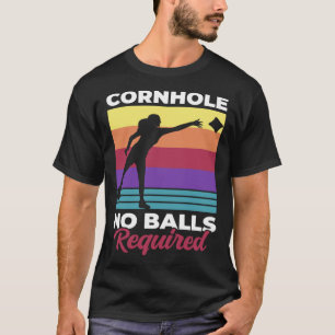 T-shirt Cornhole Pas De Boules Requises Cornouailles Maman