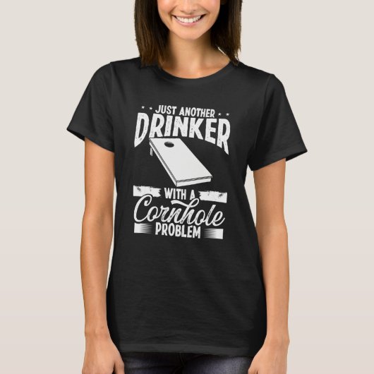 T-shirt Cornhole Player Beer Throwing Cornhole Drinking Te (Devant)