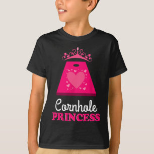 T-shirt Cornhole Princess Jardin tournoi pelouse jeu