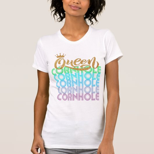 T-shirt Cornhole Queen (Devant)