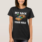 T-shirt Cornhole Sack Toss Player (Devant)