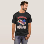 T-shirt Cornhole Squad Corn Hole Gammer Love (Devant entier)