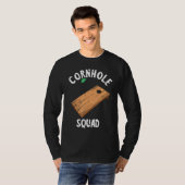 T-shirt Cornhole Squad Jeu Jeu Équipe Bean Bag Playe (Devant entier)