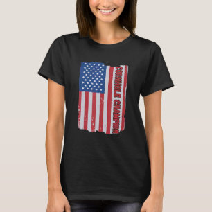 T-shirt Cornhole Trophée Champion Bean Bag Joueur Cornhole