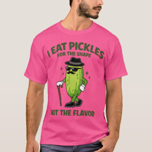 T-shirt Cornichon Drôle Je Mange Des Cornichons Pour La Fo