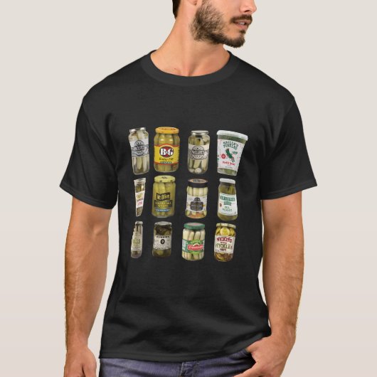 T-shirt Cornichons en conserve (Devant)