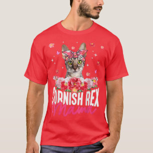 T-shirt Cornish mignonne Re Mama Flower Bandana Amoureux d