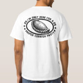 T-shirt Cornish Pasty (Dos)
