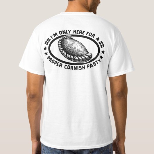 T-shirt Cornish Pasty (Dos)