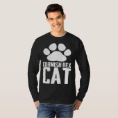 T-shirt Cornish rex cat (Devant entier)