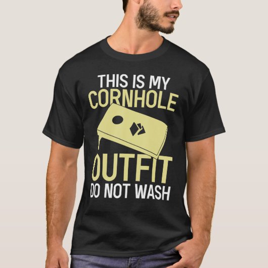T-shirt Cornouille Team Bean Bag C'est mon Cornhole (Devant)