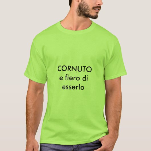 T-shirt cornuto (Devant)