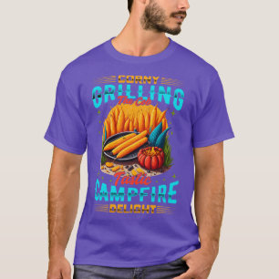 T-shirt Corny grillant le feu de camp de cacao délice