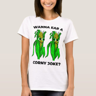 T-shirt Corny Joke Mème Oreille de Corn Pun Graphique