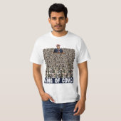 T-shirt Corona King Trump COVID Corona Bye (Devant entier)