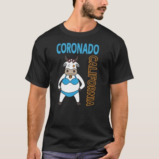 T-shirt Coronado Vacances en famille (Devant)