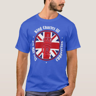 T-shirt Coronat des rois britanniques du roi III Charles