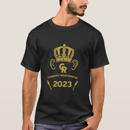 T-shirt Coronation royale du roi Charles anglais (Devant)