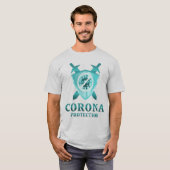 T-shirt Coronavirus Mens Tee (Devant entier)