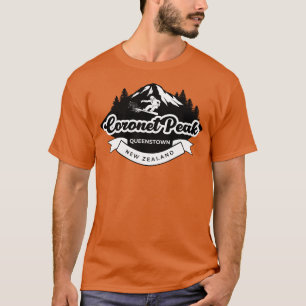 T-shirt Coronet Peak Queenstown Nouvelle-Zélande 1