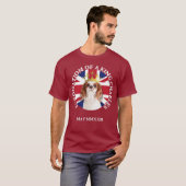 T-shirt CORONNEMENT Amusant D'Un Roi Charles Spaniel (Devant entier)