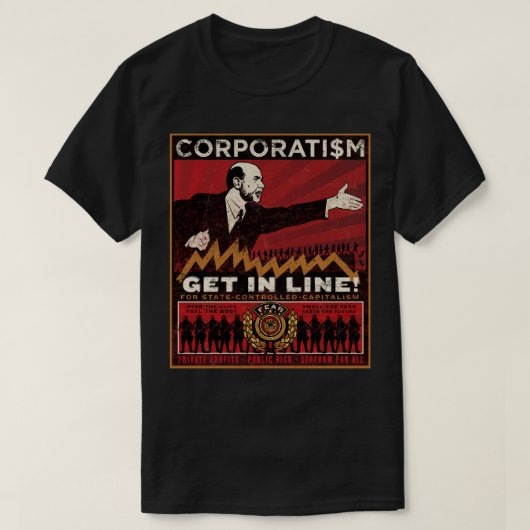 T-shirt Corporatisme (Design devant)