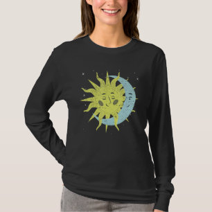 T-shirt Corps céleste Galaxie Espace Extérieur Soleil Lune