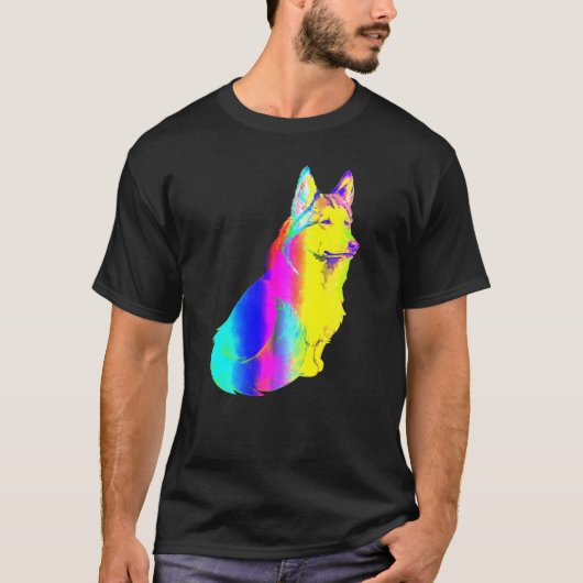 T-shirt Corps de chats Husky (Devant)