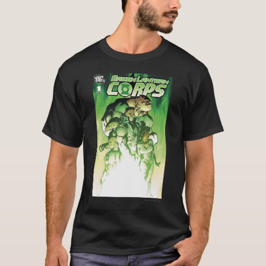 T-shirt Corps de lanternes vertes (Devant)