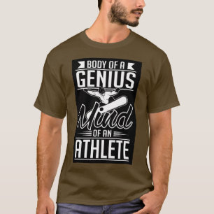 T-shirt Corps d'un esprit de génie d'un athlète