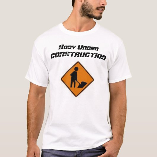 T-shirt Corps en construction (Devant)