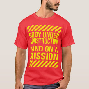 T-shirt Corps en construction, esprit sur une mission