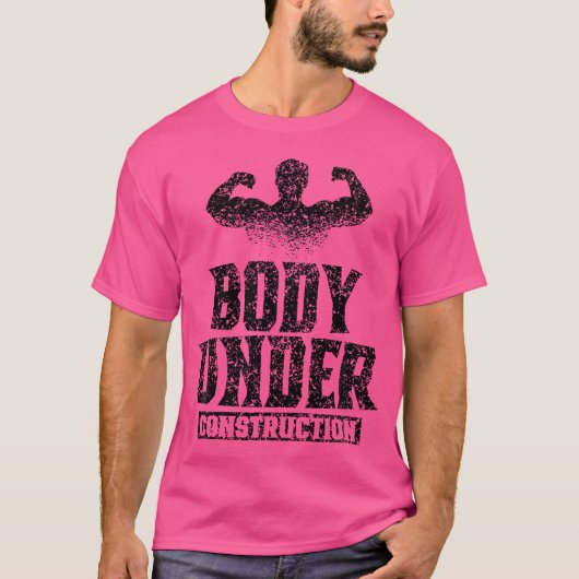 T-shirt Corps en construction Poids Levée de la charge Wei (Devant)