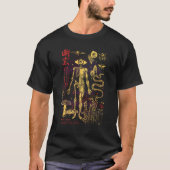 T-shirt Corps Et Animaux Anatomiques (Devant)