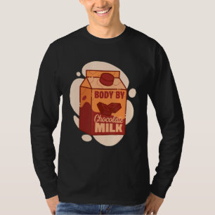 T-shirt Corps Homme Par Chocolat Lait Doux Lait Lait Venti