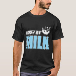 T-shirt Corps Homme Par Lait Fraise Chocolat Shake Mat