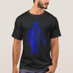 T-shirt Corps humain Muscle Anatomie Docteur Infirmière Bl