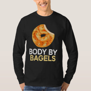 T-shirt Corps Par Bagels Footy Pain Boulangerie Nourriture