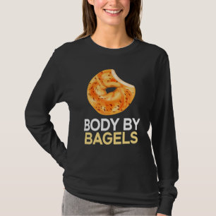 T-shirt Corps Par Bagels Footy Pain Boulangerie Nourriture