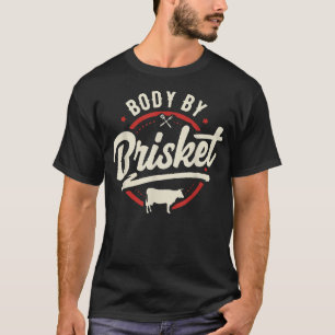 T-shirt Corps Par Brisket Jardin Cuisine BBQ Grill