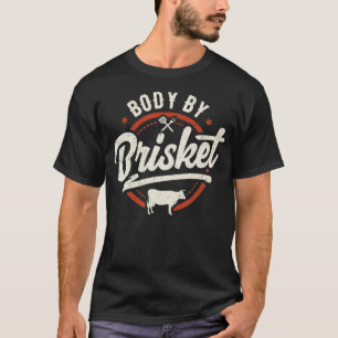 T-shirt Corps Par Brisket Jardin Cuisine BBQ Grill