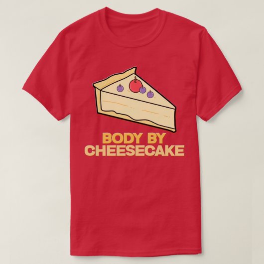 T-shirt Corps par Cheesecake Desserts Alimentation Croûte  (Design devant)