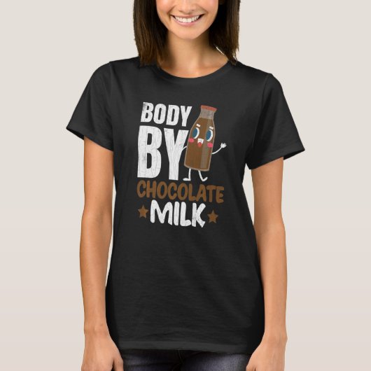 T-shirt Corps Par Chocolat Lait Alimentation Alimentaire A (Devant)